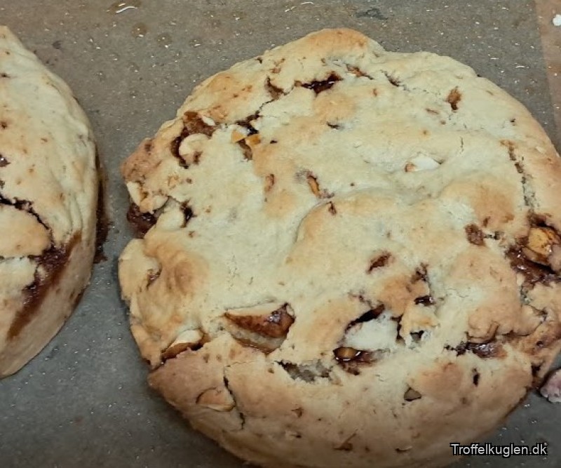 Cookie - karmeliserede peanuts